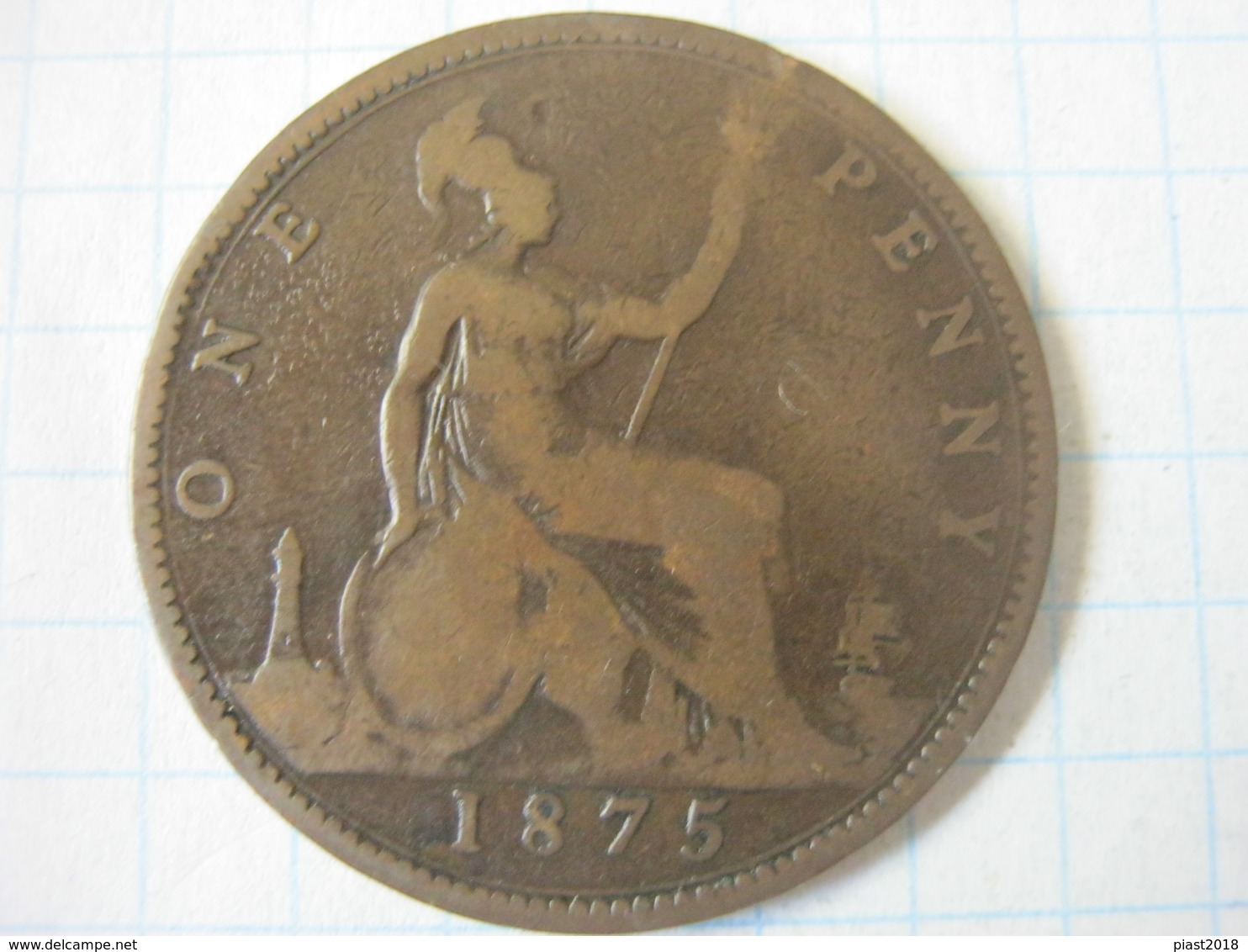 1 Penny 1875 - D. 1 Penny