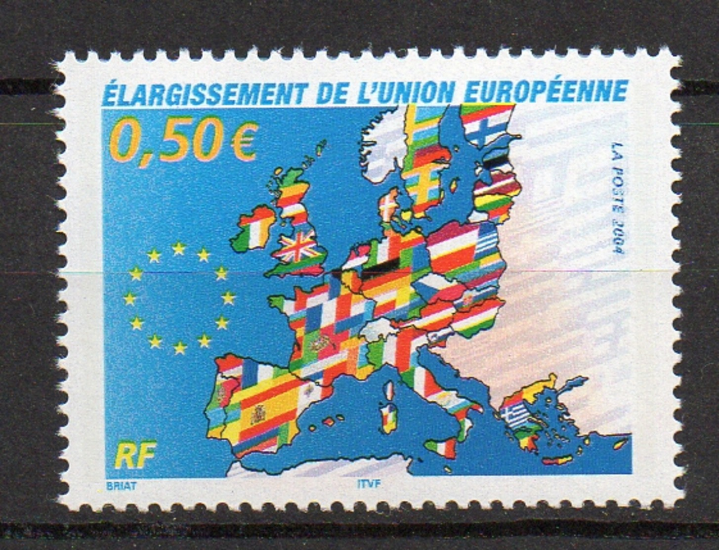 Timbres France N° 3666 NEUF ** Élargissement UE - Nuevos