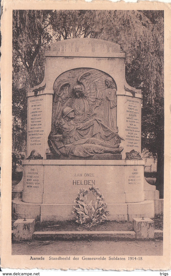 Aarsele - Standbeeld Der Gesneuvelde Soldaten (1914-1918) - Tielt