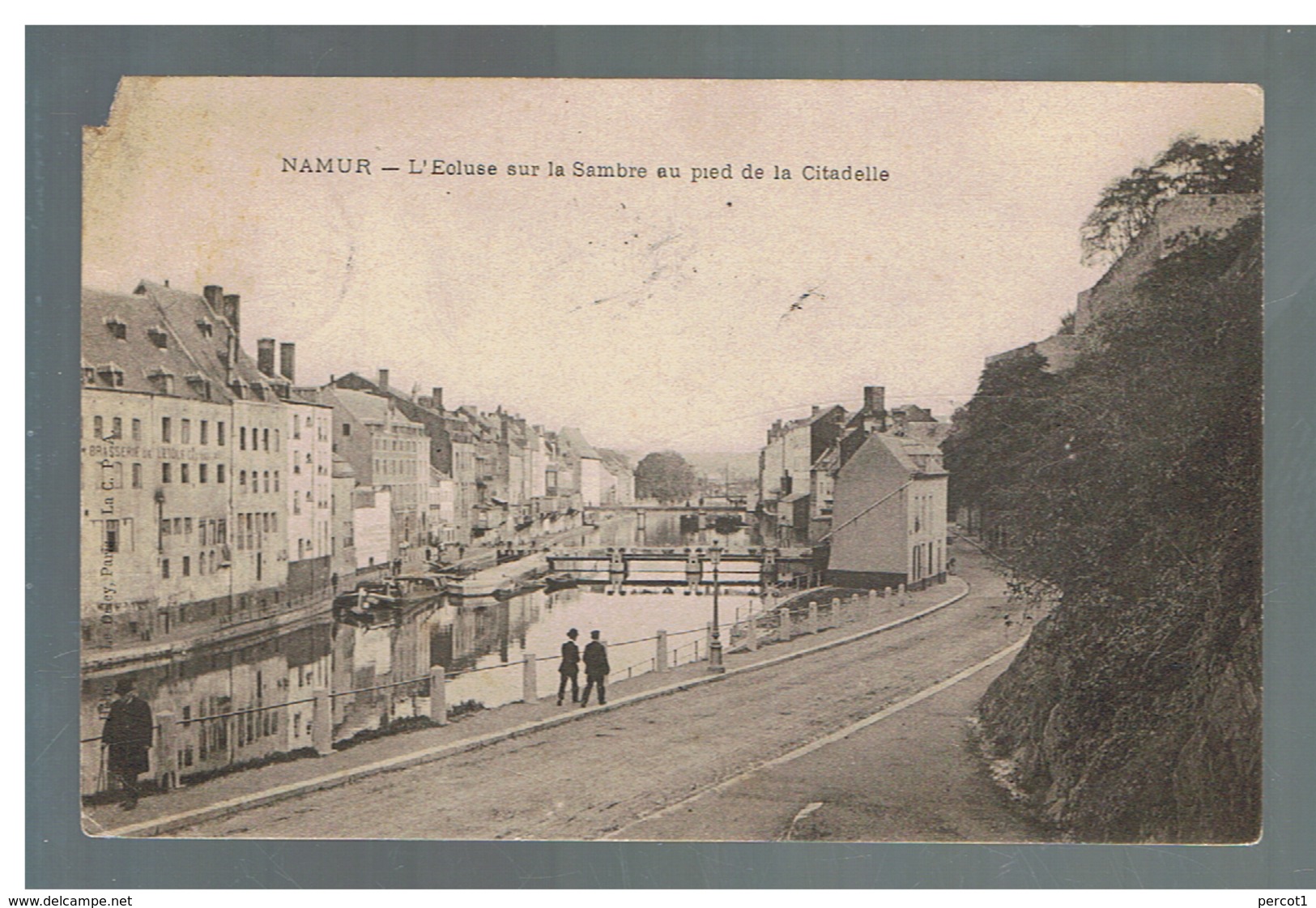 JM14.12 / CPA / NAMUR - L ECLUSE SUR LA SAMBRE AU PIED DE LA CITADELLE - Namur