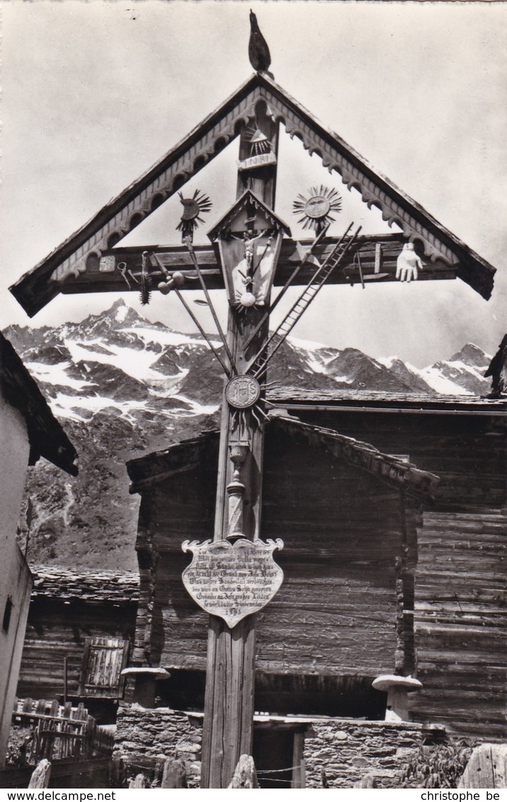 Suisse, Saas-Fee,  Weg Kreuz (pk65691) - Saas Im Prättigau