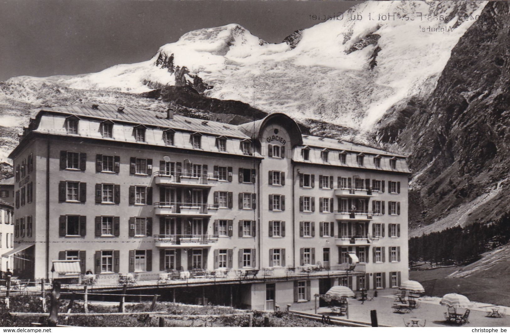 Suisse, Saas-Fee,  Hotel Du Glacier, Alphubel (pk65692) - Saas Im Prättigau