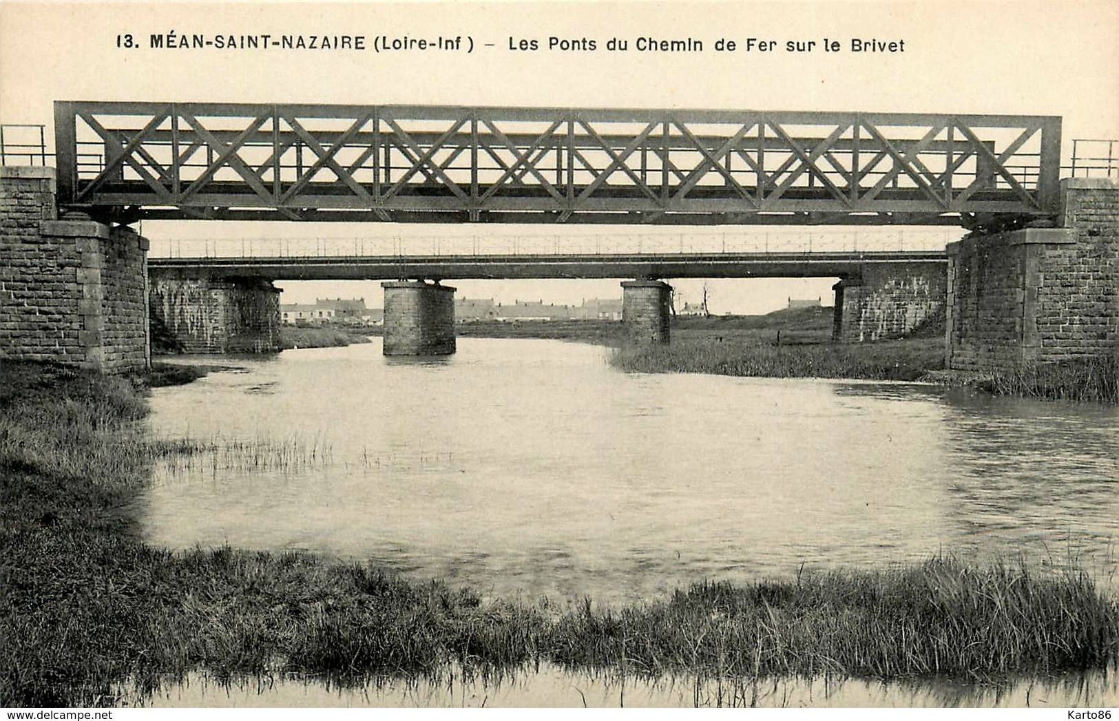 Saint Nazaire * Méan * Les Ponts Du Chemin De Fer Sur Le Brivet - Saint Nazaire