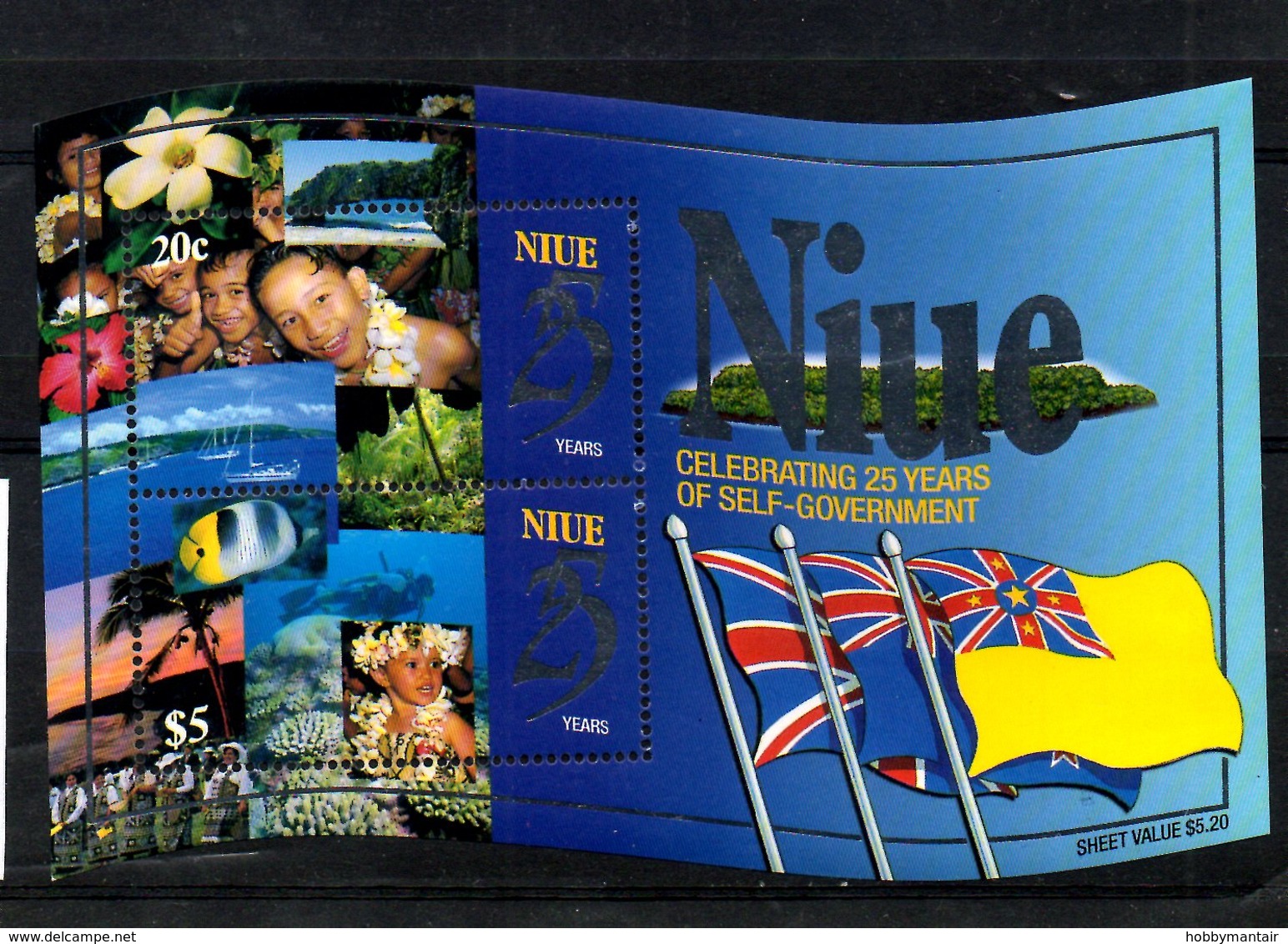 NIUE,  FISH, M/S, MNH** - Fishes