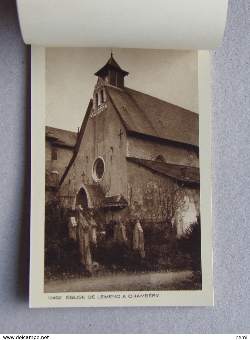 73 EGLISE De LEMENC CHAMBERY Album Relié De 10 Cartes Postales Neuves Parfait état éditions De Luxe BRAUN & Cie - Chambery