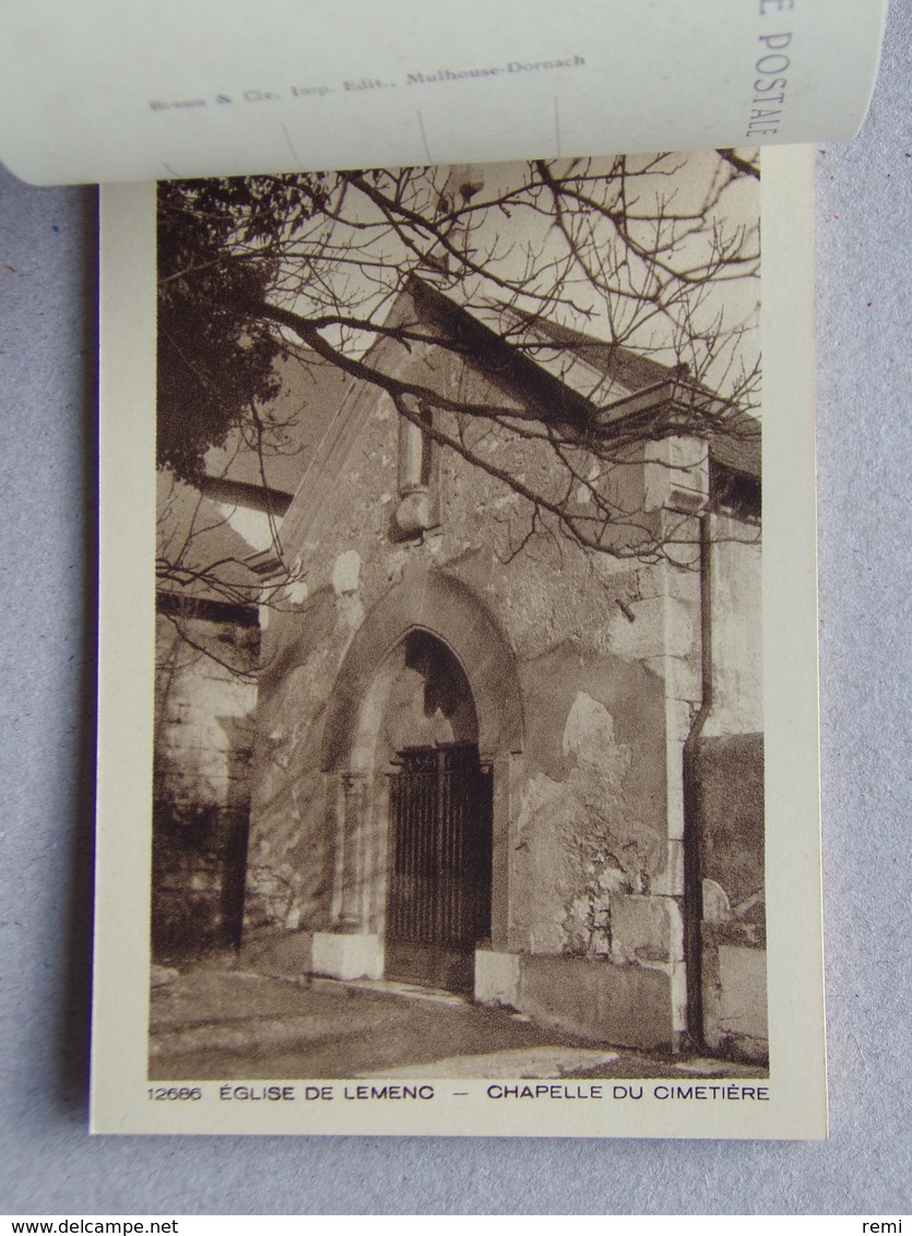 73 EGLISE De LEMENC CHAMBERY Album Relié De 10 Cartes Postales Neuves Parfait état éditions De Luxe BRAUN & Cie - Chambery