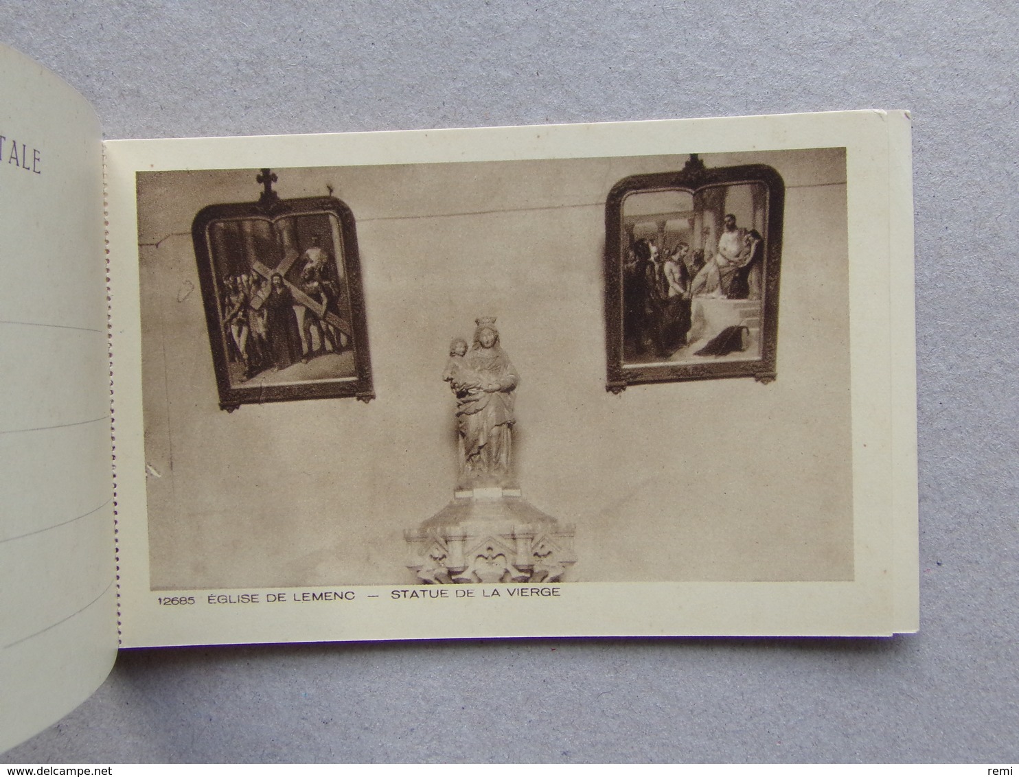 73 EGLISE de LEMENC CHAMBERY Album relié de 10 cartes postales neuves Parfait état éditions de Luxe BRAUN & Cie