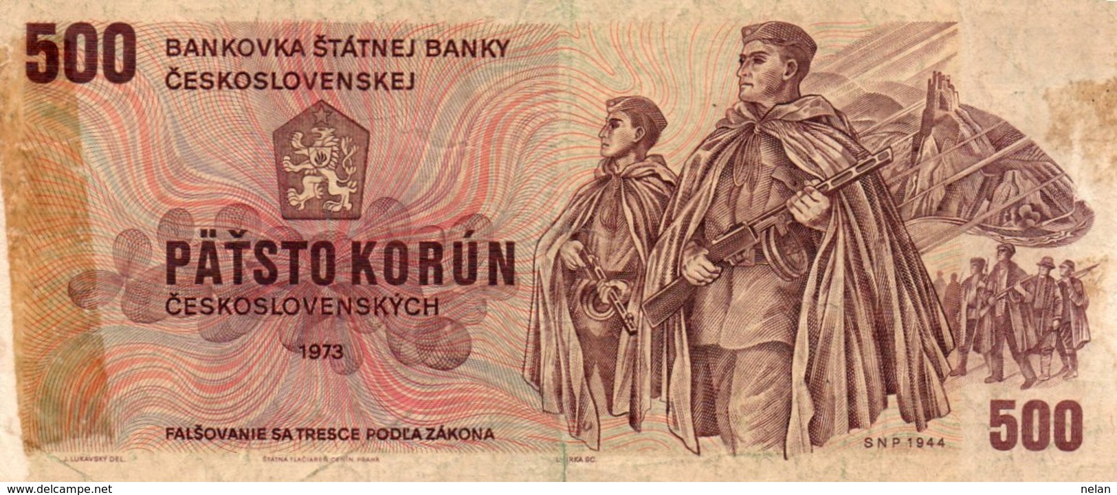 Cecoslovacchia-500 KORUN 1973 P-93 - Cecoslovacchia