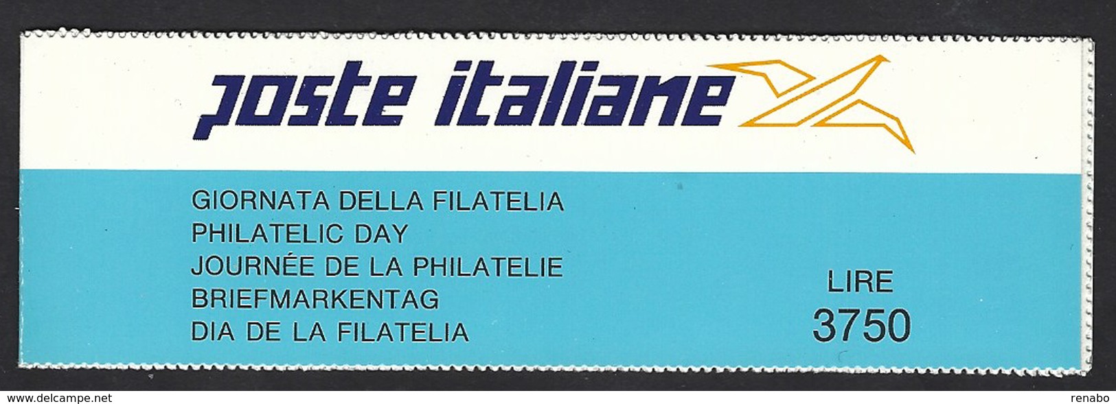 Italia 1992; Libretto : Giornata Della Filatelia ( Autoadesivo ) - Libretti