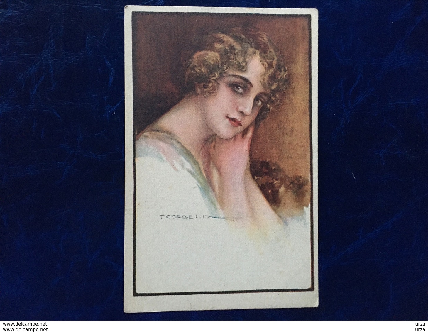 Cpa--"femme-regard Direct"--Tito Corbella (my Ref TC55)-1923 - Corbella, T.