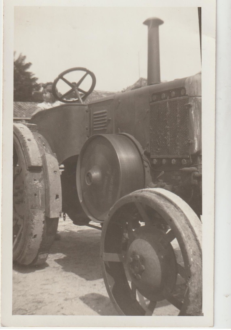 CPA   TRACTEUR  CARTE PHOTO - Tracteurs