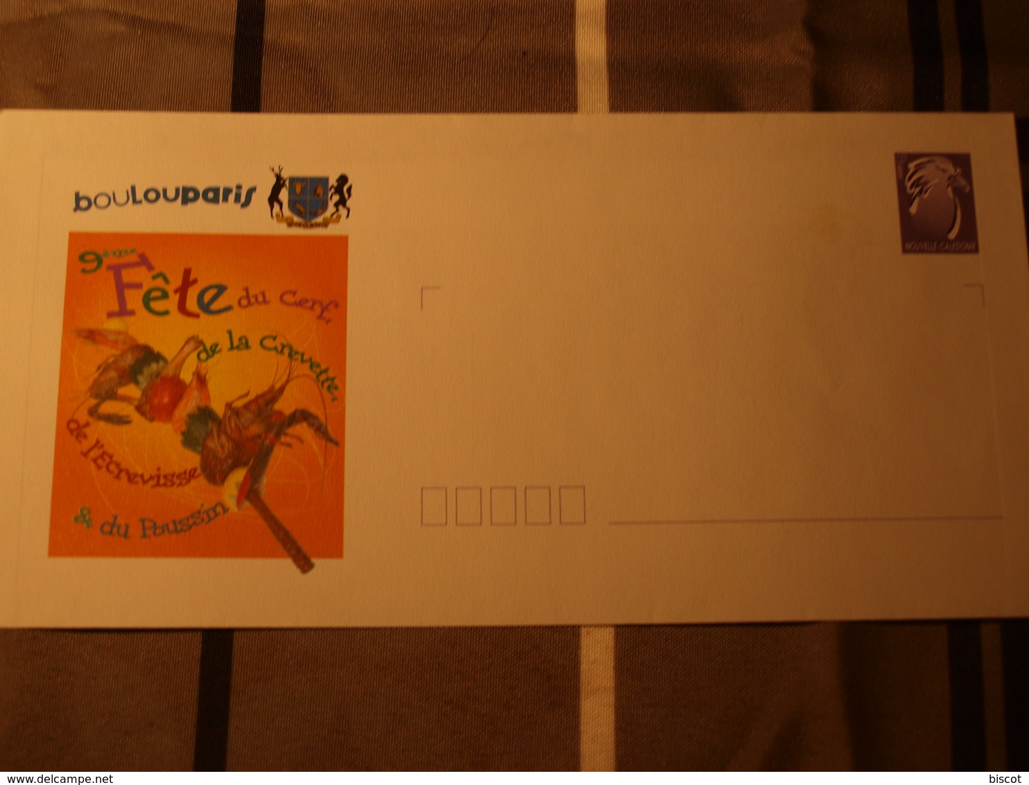 Entier Postal Neuf Cagou Violet Tarif Monde Entier La Fête Du Cerf - Postwaardestukken