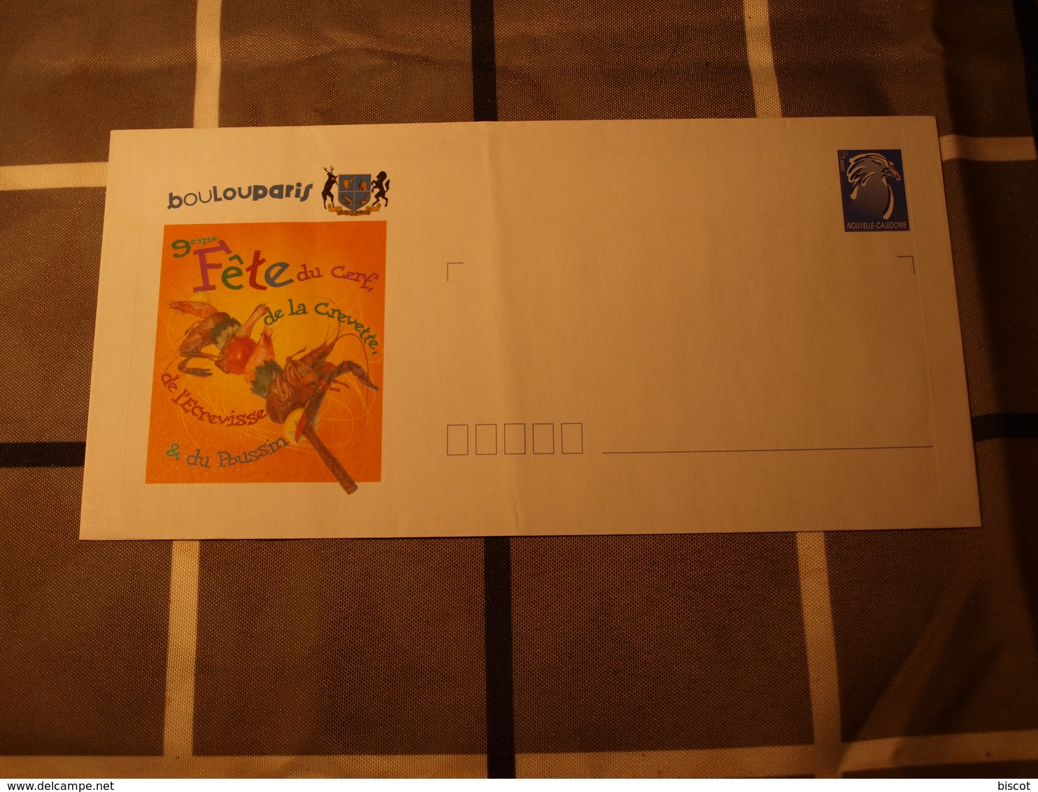 Entier Postal Neuf Cagou Bleu  Tarif Destination Métropole Et DOM TOM La Fête Du Cerf - Entiers Postaux