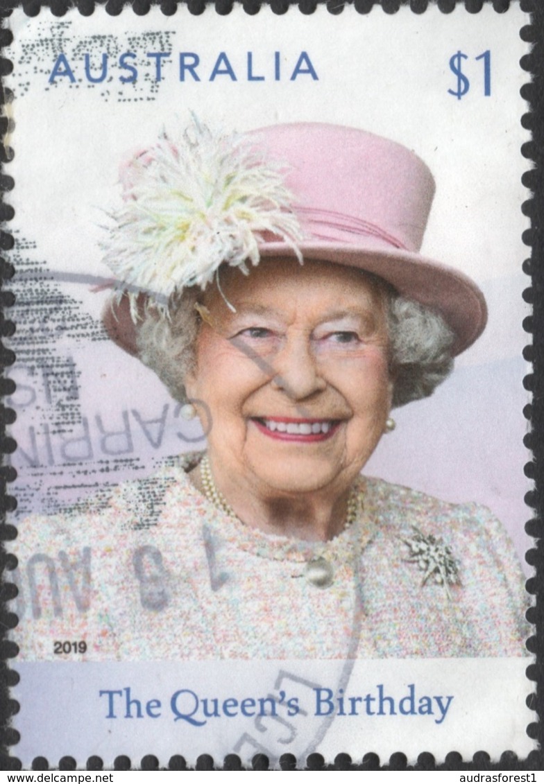 2019 AUSTRALIA - QUEEN'S BIRTHDAY POSTALLY USED $1 Sheet Stamp YT  No.4746 - Oblitérés