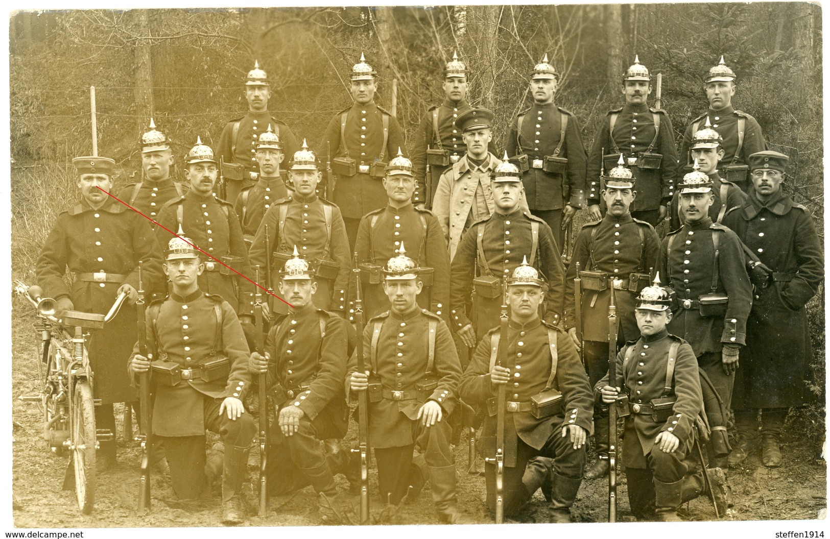 Zuffenhausen / Motorrad / Moto /  Regiment Sehr Schön Belle !  /allemande Carte Photo -1914-1918 WWI - Guerre 1914-18