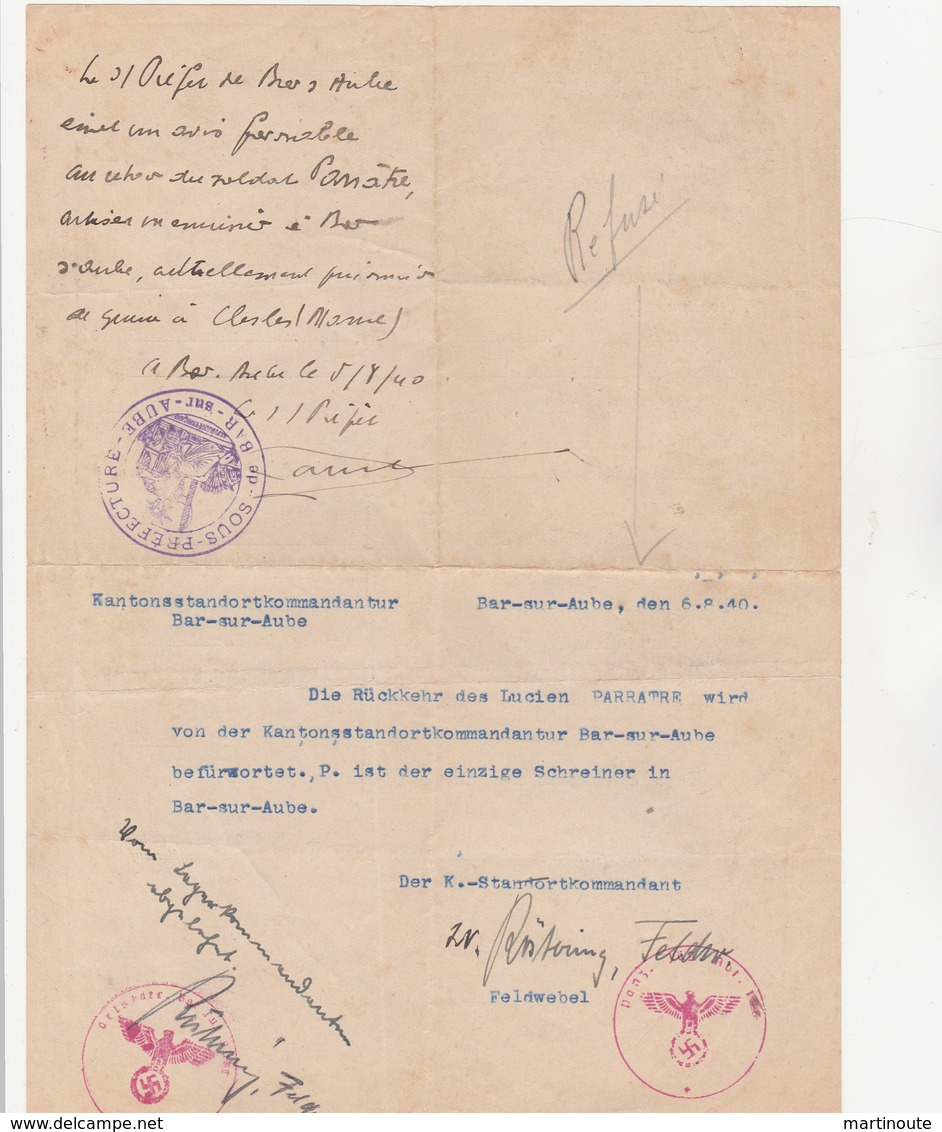 - Courrier De Prisonnier Au STALAG VIII A En Allemagne En 1940. - Guerre 1939-45