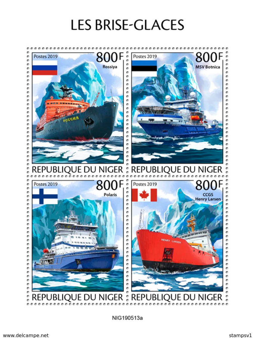 Niger. 2019 Icebreakers. (0513a) OFFICIAL ISSUE - Boten