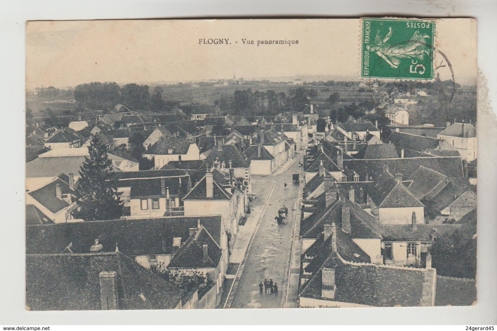 CPA FLOGNY LA CHAPELLE (Yonne) - Vue Panoramique - Flogny La Chapelle