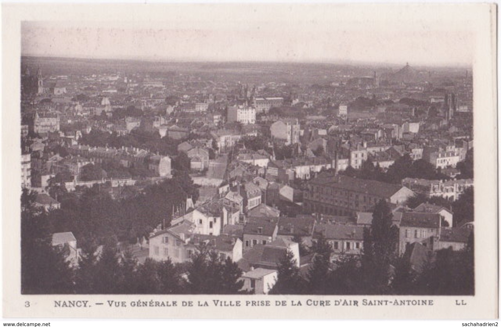 54. NANCY. Vue Générale De La Ville Prise De La Cure D'Air Saint-Antoine. 3 - Nancy