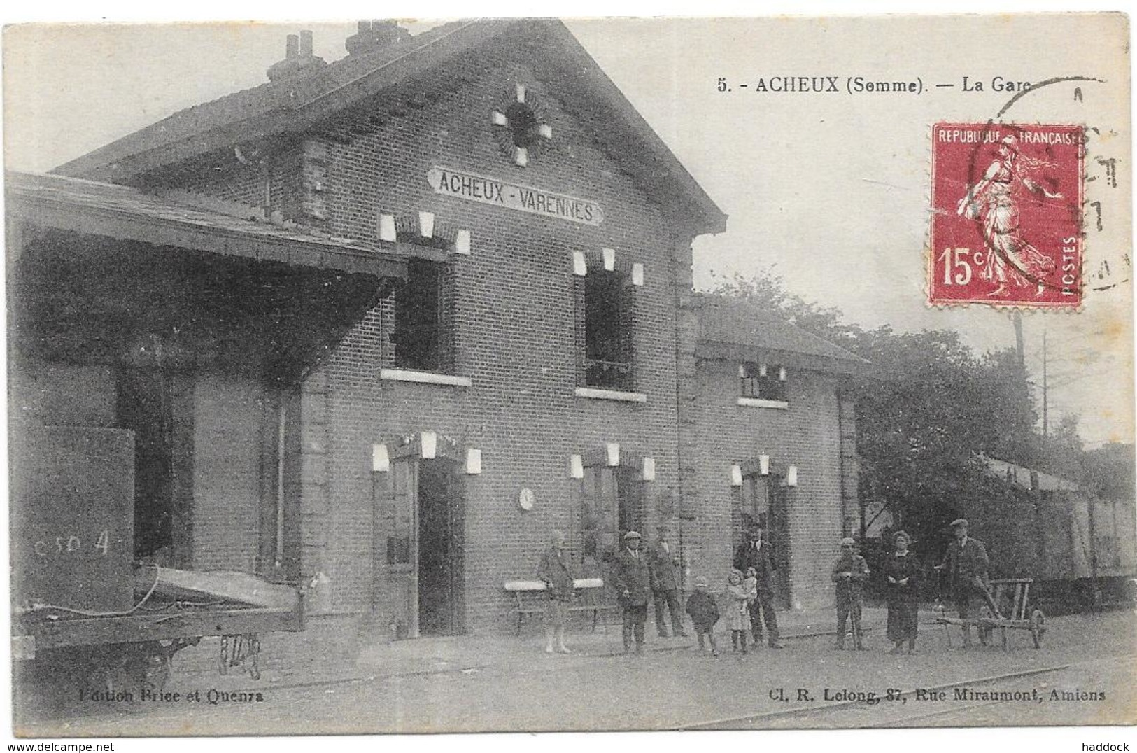 ACHEUX: LA GARE - Acheux En Amienois