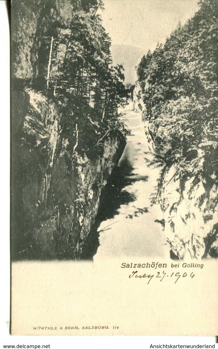 Salzachöfen Bei Golling  1904  (007911) - Golling
