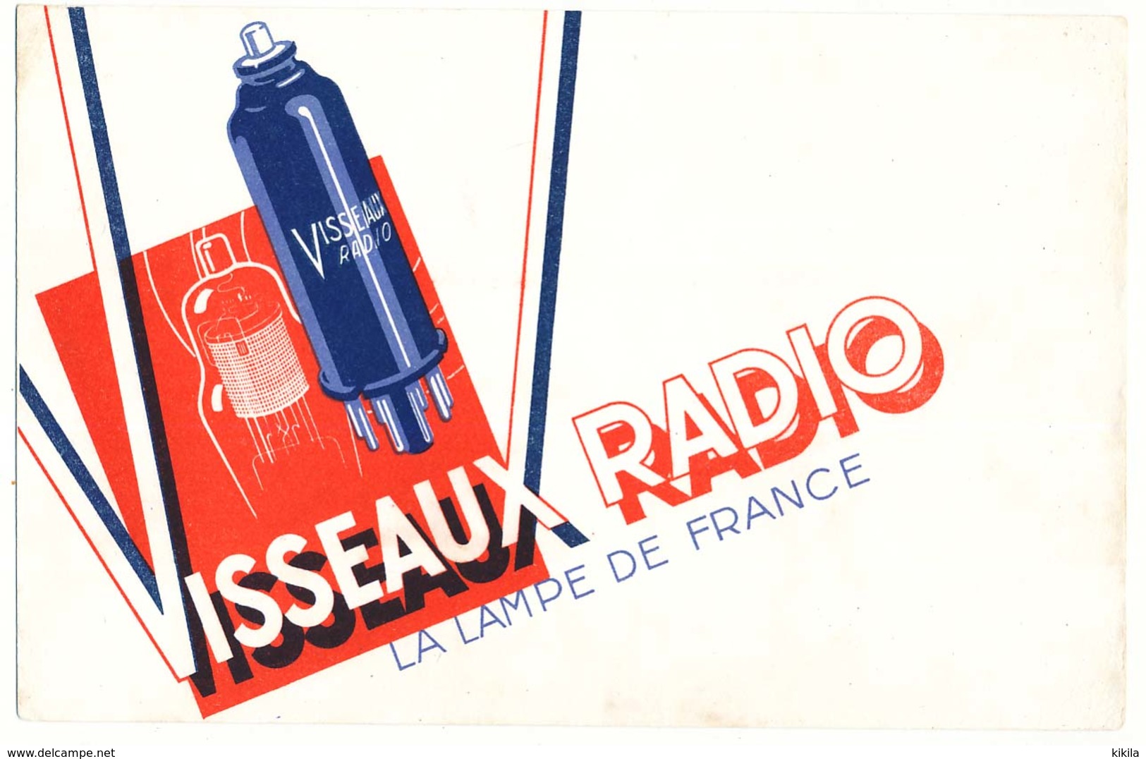 Buvard 21.1 X 13.6 VISSEAUX RADIO La Lampe De France - Autres & Non Classés