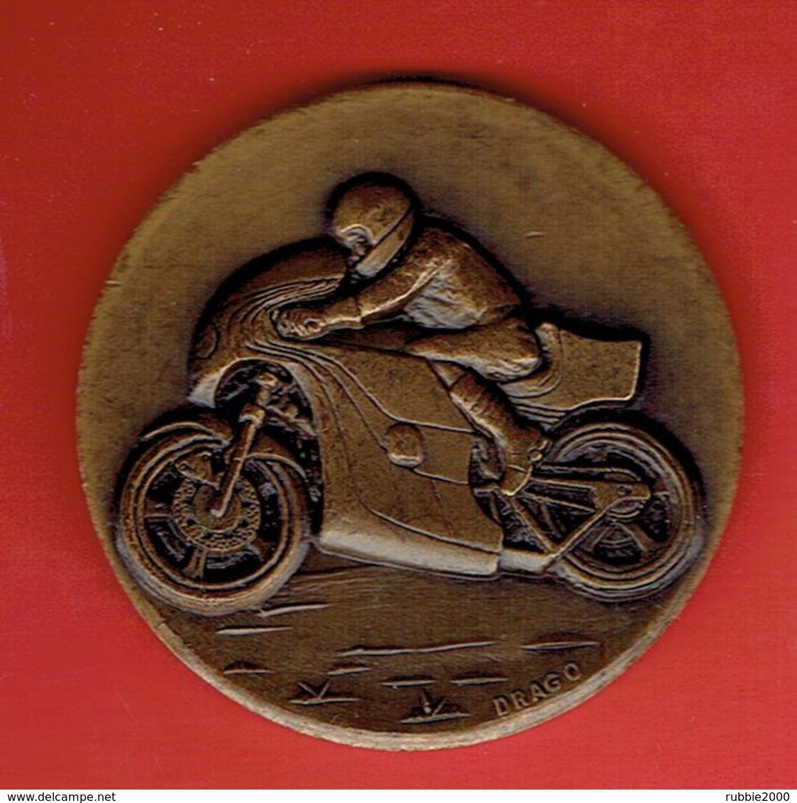 MEDAILLE BRONZE MOTO COMPETITION FABRICANT DRAGO - Motor Bikes