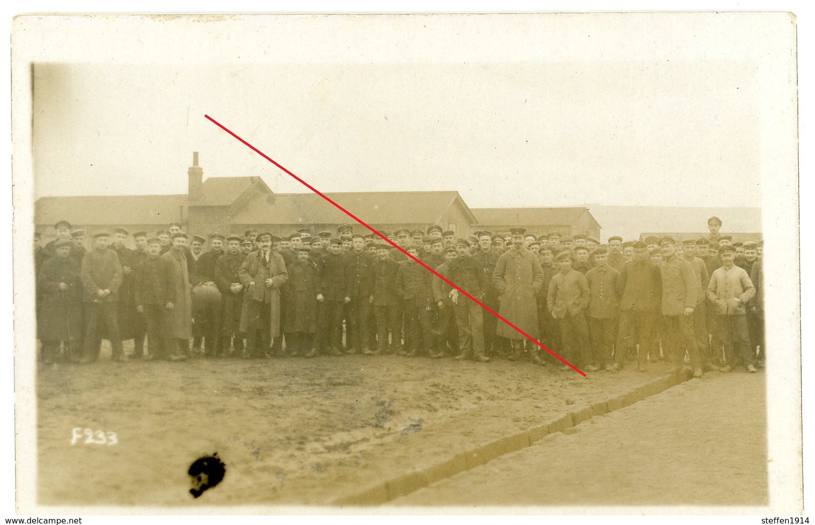 Pow Camp England ? Redmires Sheffield ? / German Lager / Carte Photo -1914-1918 WWI - Guerra 1914-18