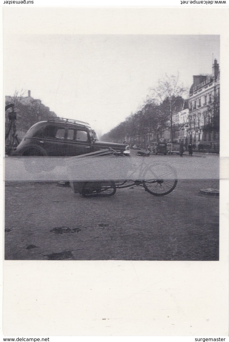 CPSM ROBERT DOISNEAU ACCIDENT DE TRIPORTEUR 1946 - Doisneau