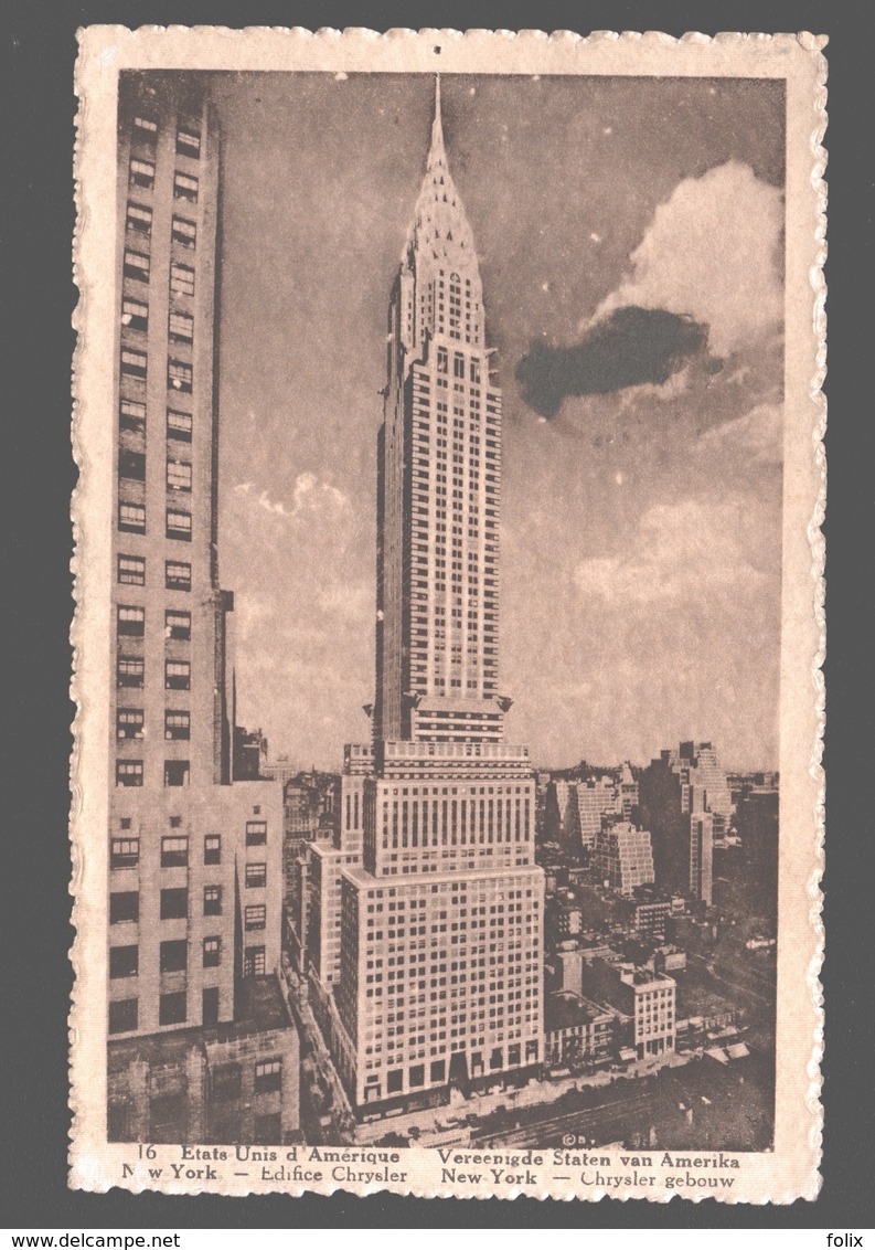 New York City - Chrysler Building / Edifice Chrysler - Publicity Chocolat Martougin Anvers - Reclame - Chrysler Building