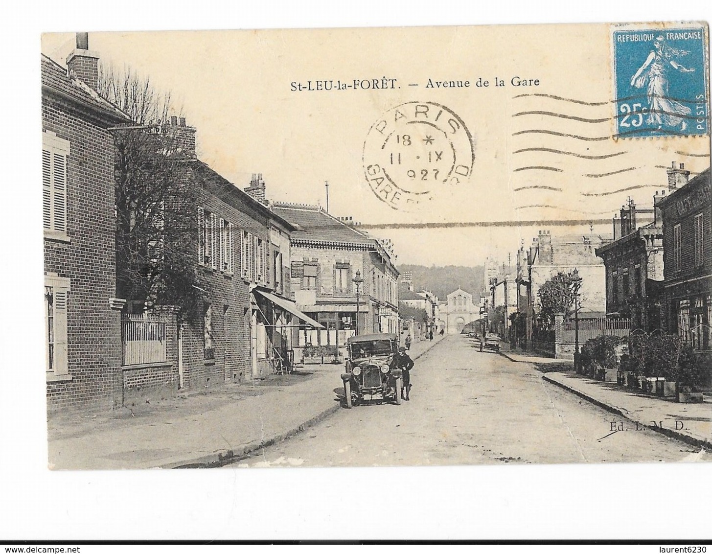 Saint-Leu-la-Forêt - Avenue De La Gare - édit. L.M.D.  + Verso - Saint Leu La Foret