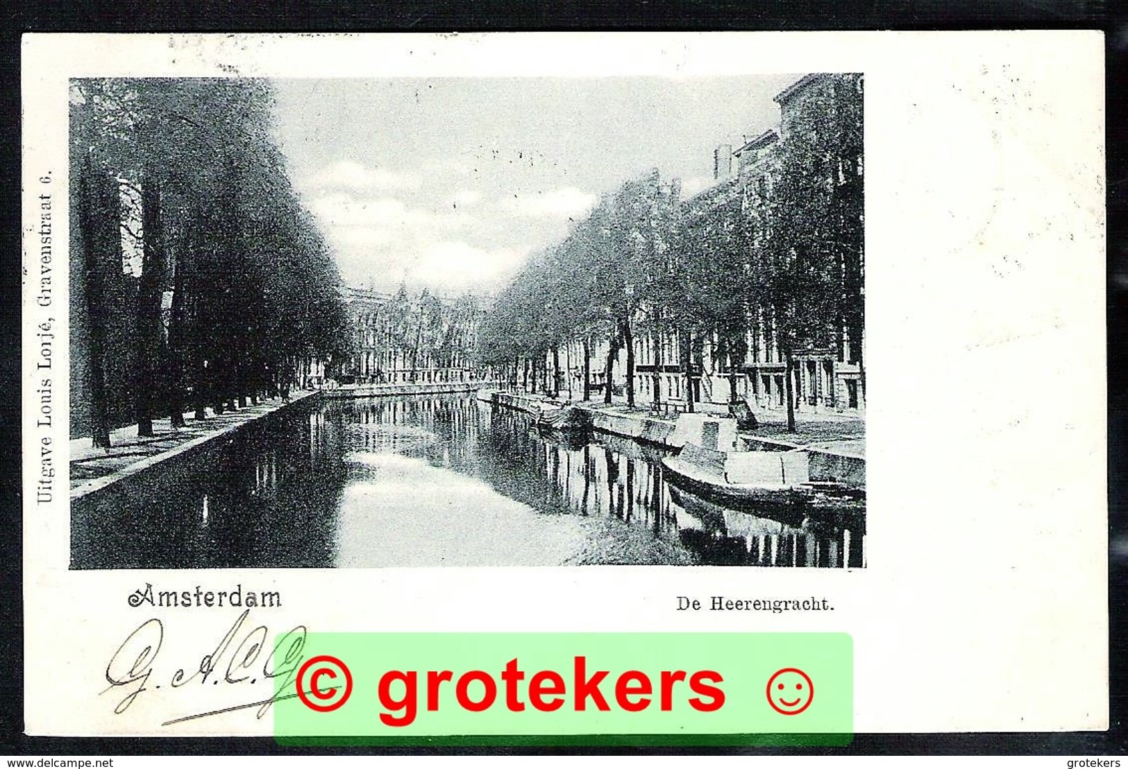 AMSTERDAM Heerengracht 1905 - Amsterdam