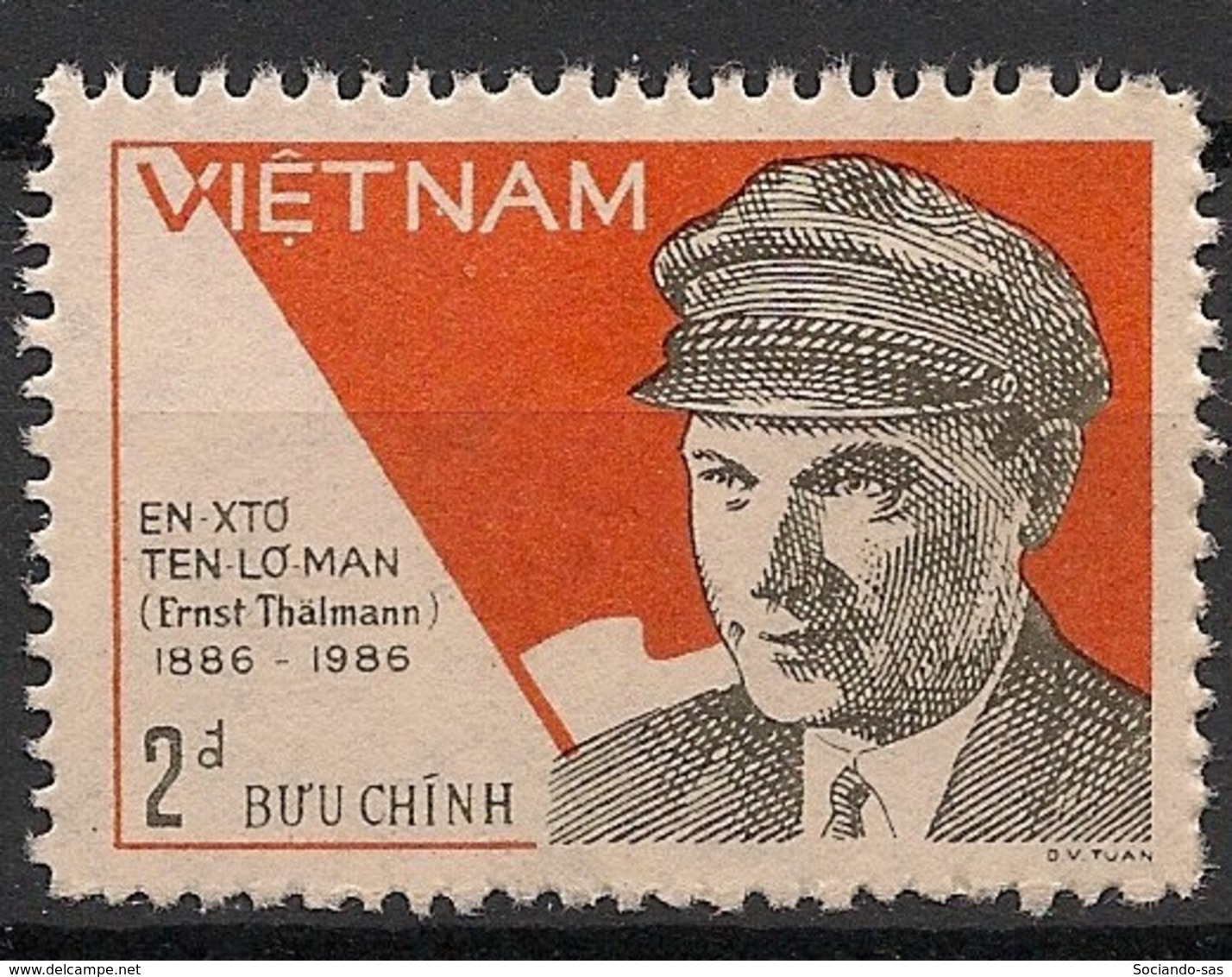 Vietnam - 1986 - N°Yv. 669 - Ernst Thalmann - Neuf Luxe ** / MNH / Postfrisch - Vietnam