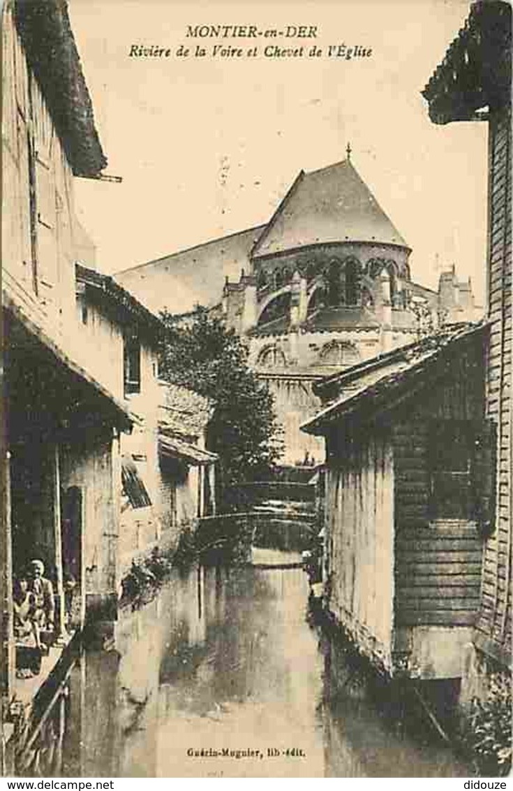 52 - Montier En Der - Rivièrt De La Voire Et Chevet De L'Église - Animée - Oblitération Ronde De 1926 - Voir Scans Recto - Montier-en-Der