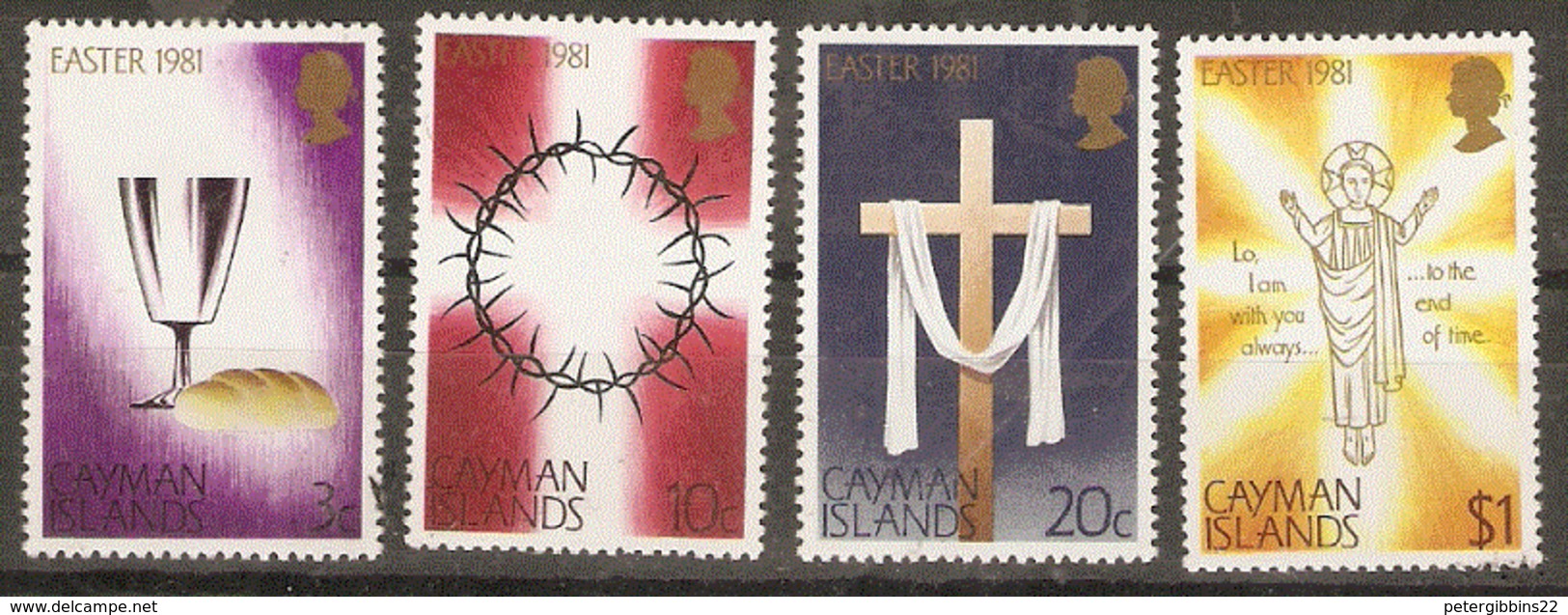 Cayman Islands  1981    SG 526-9  Easter  Unmounted Mint - Kaaiman Eilanden