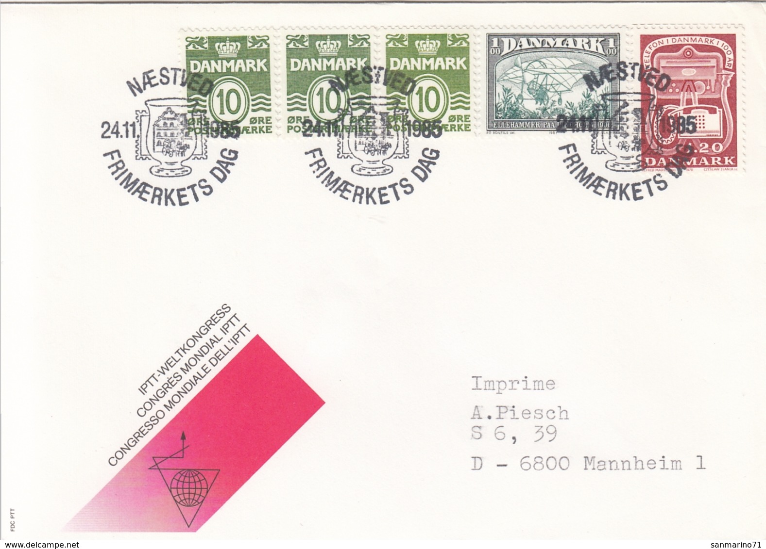 DENMARK Cover 14 - Storia Postale