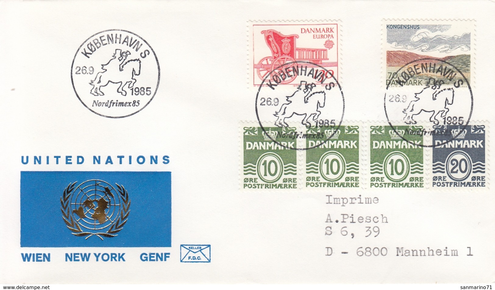 DENMARK Cover 18 - Storia Postale