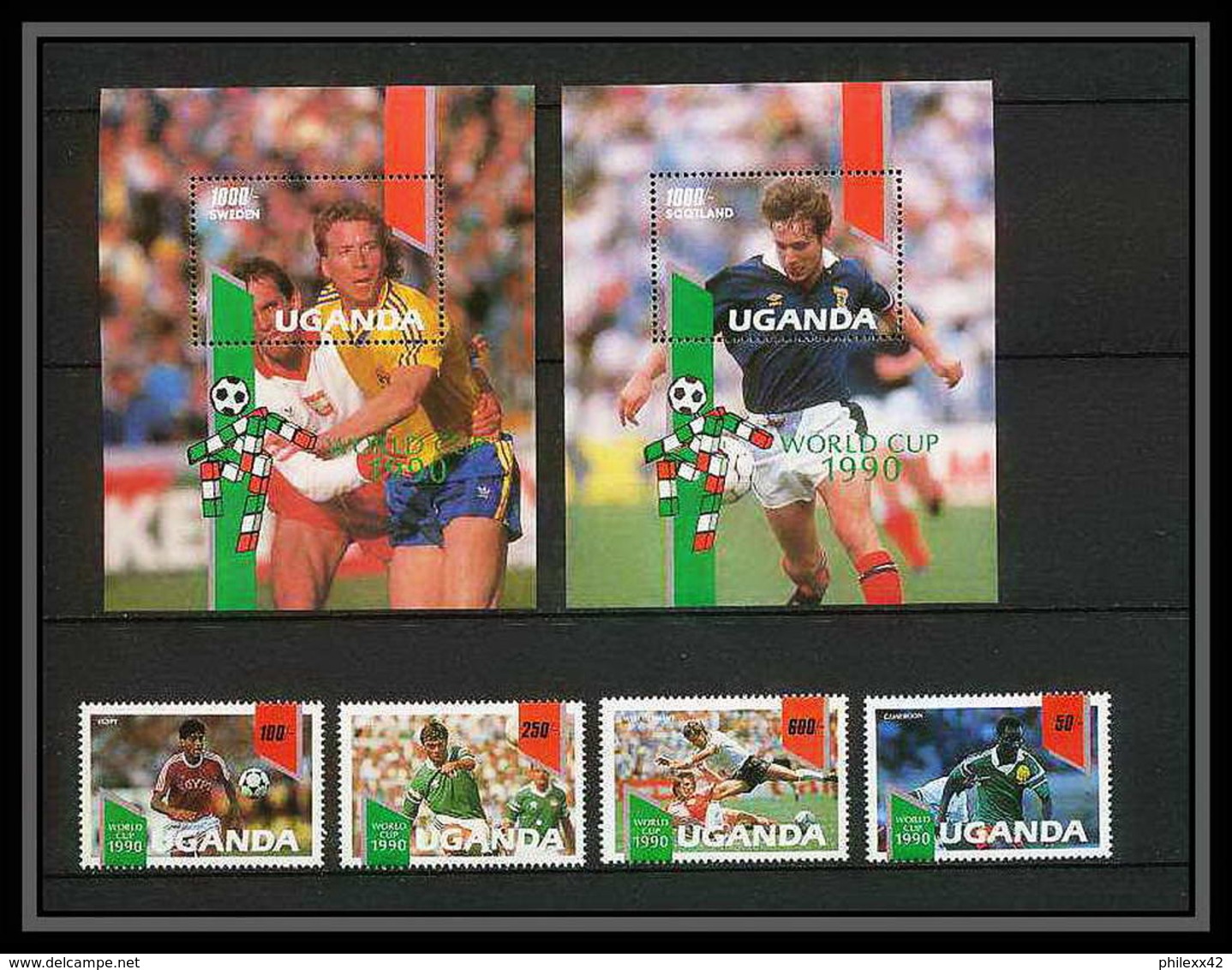 057 Football (Soccer) Italia 90 Neuf ** MNH - Uganda - 1990 – Italia