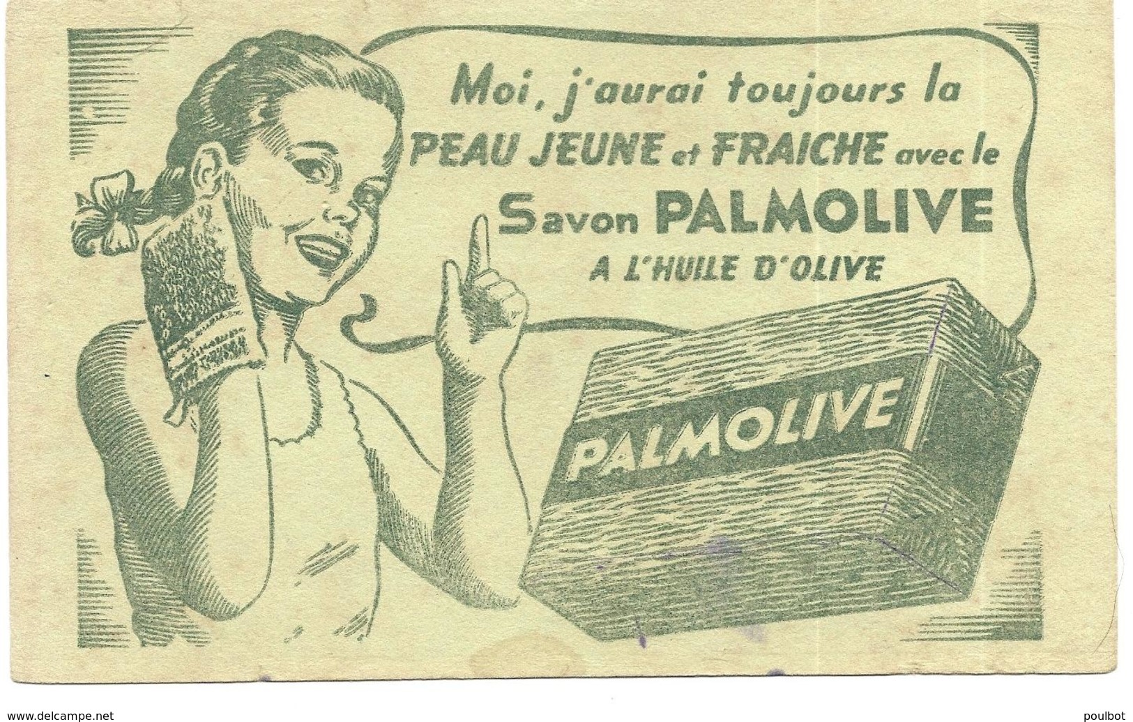 BUVARD PALMOLIVE  Savon A L'huile D'olive - Parfum & Kosmetik