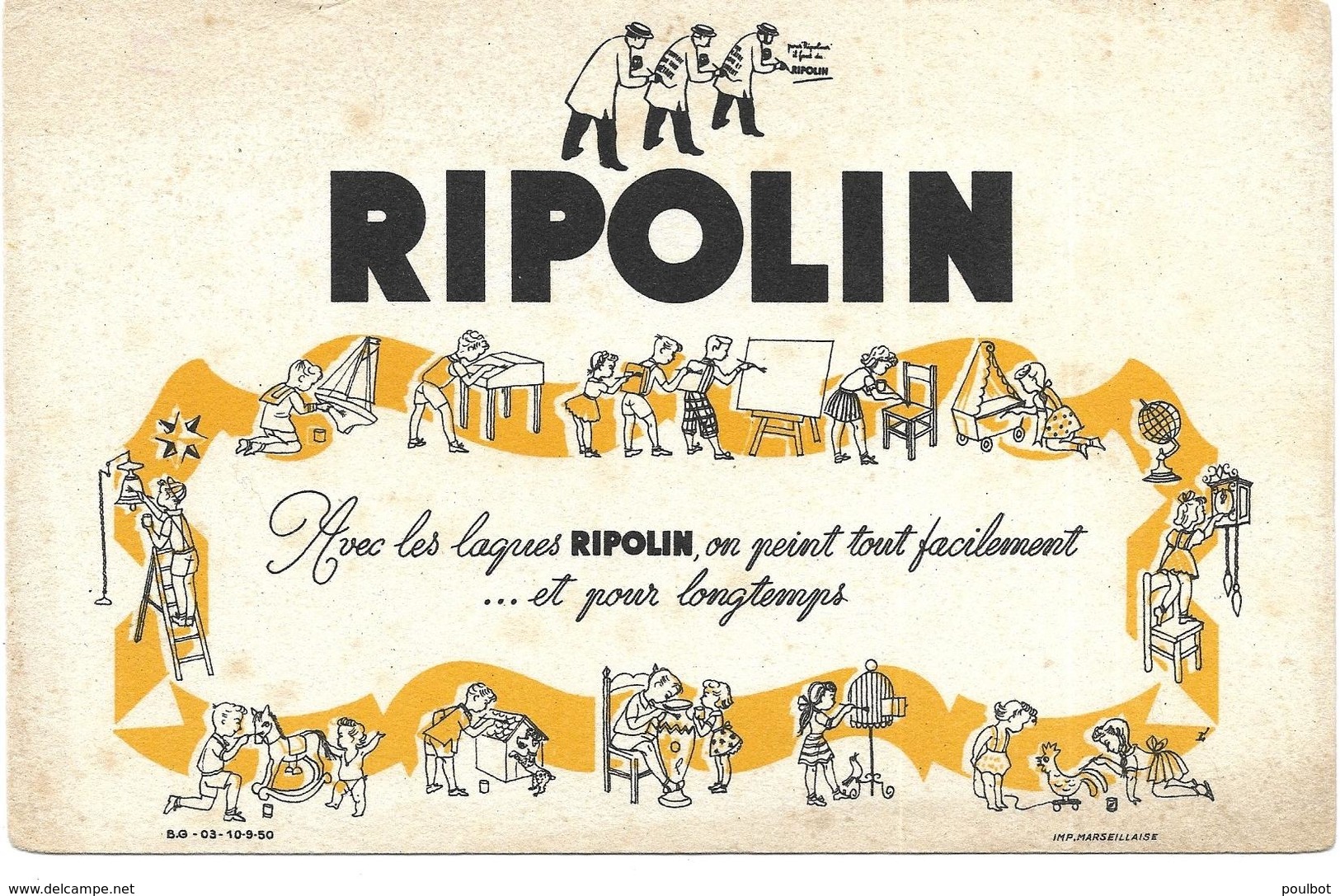 BUVARD RIPOLIN - Peintures