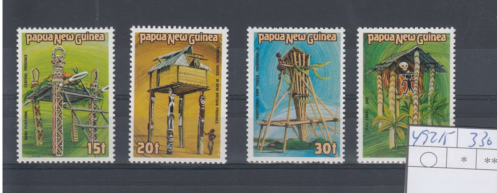 Papua Neuguinea Michel Cat.No. Mnh/** 492/495 - Papoea-Nieuw-Guinea