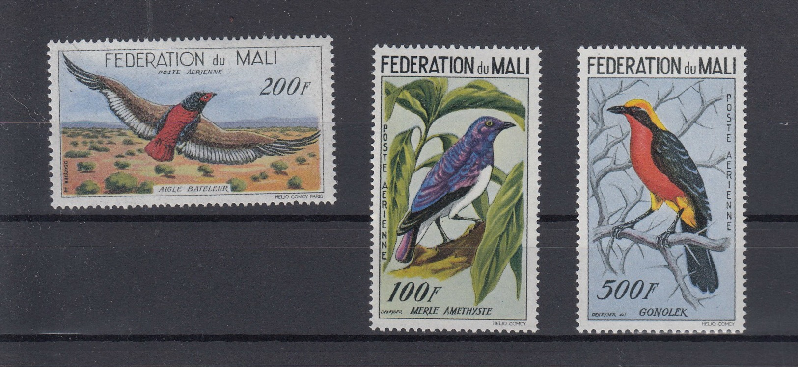 Mali Michel Cat.No. Mnh/** 3/5 Birds - Malí (1959-...)