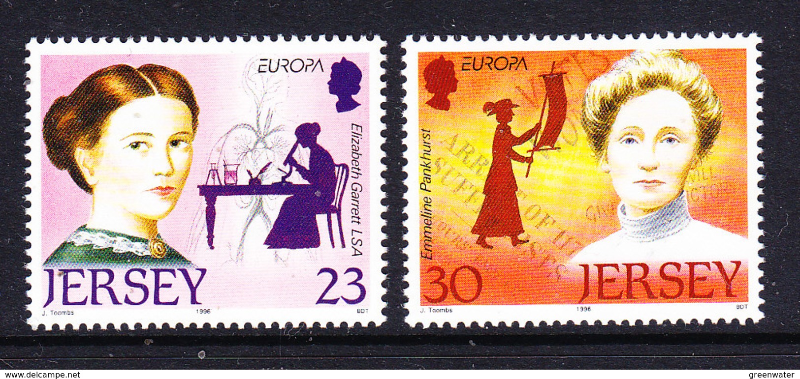 Europa Cept 1996 Jersey 2v  ** Mnh (45431A) - 1996