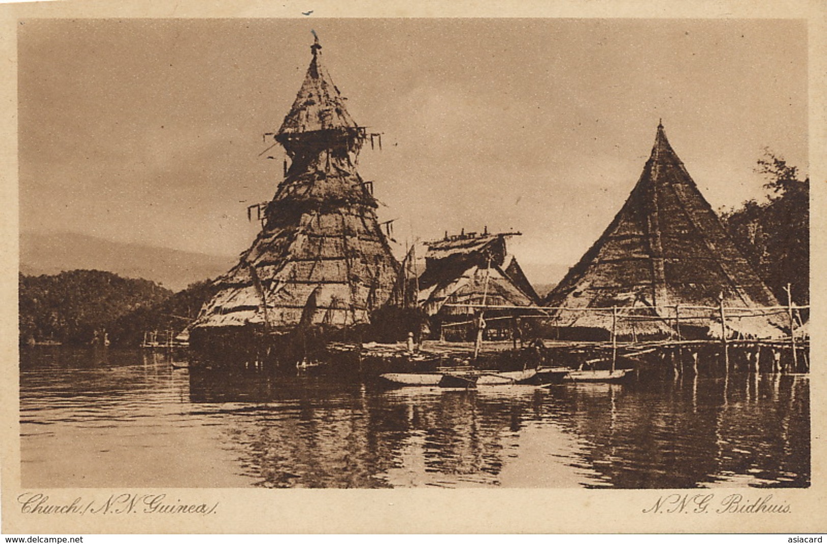 Church N.N. Guinea  N.N.G. Bidhuis   Edit  Celebes Drukkerij Macassar - Papua New Guinea