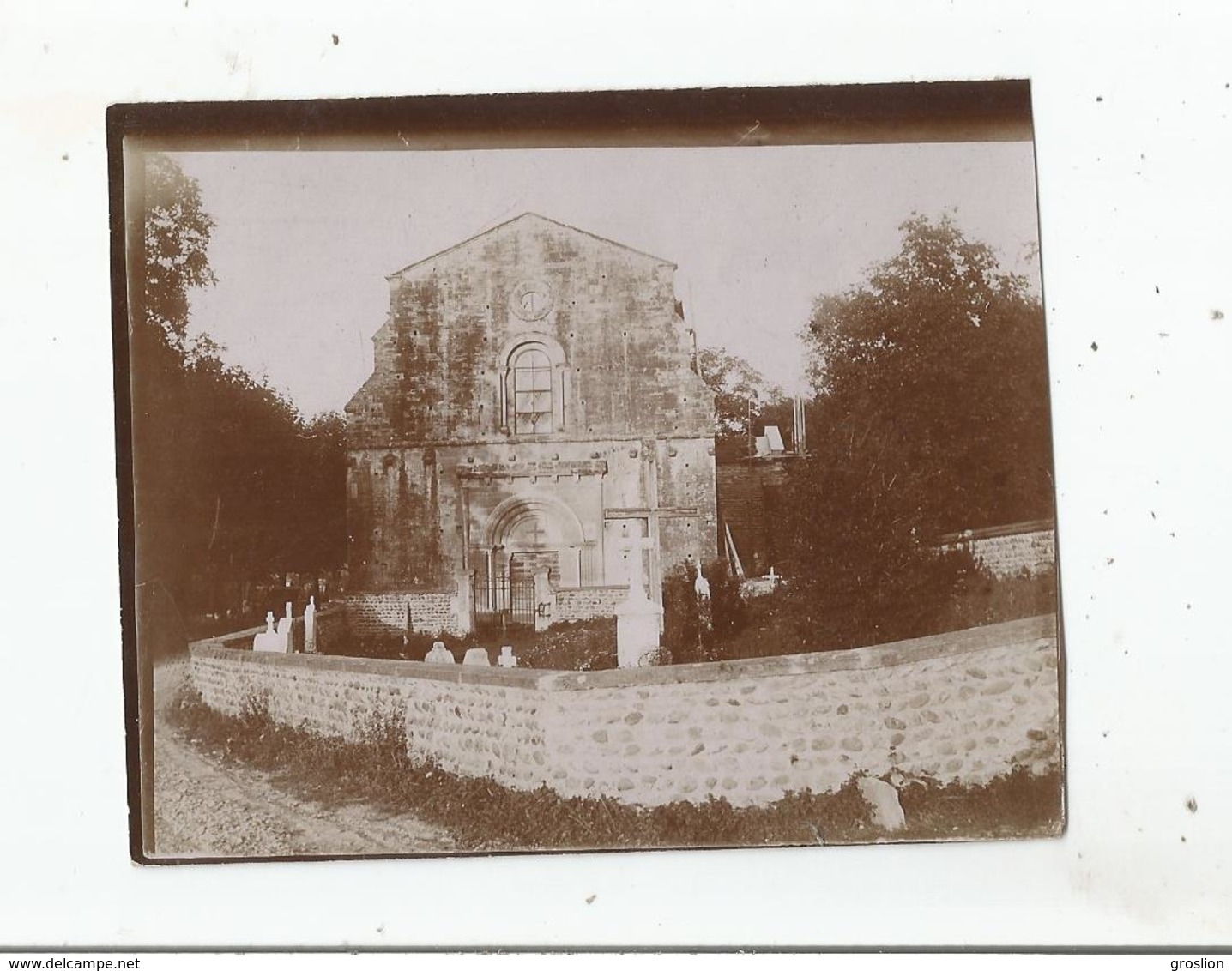 MARNANS (ISERE) PRES ROYBON PHOTO DE L'EGLISE SAINT PIERRE 1903 - Luoghi