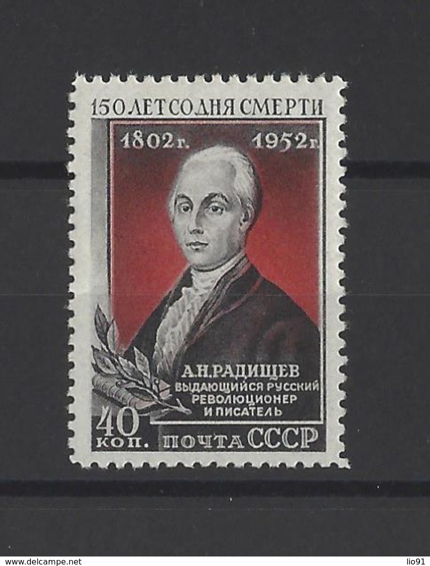 RUSSIE.  YT  N° 1626  Neuf *  1952 - Unused Stamps