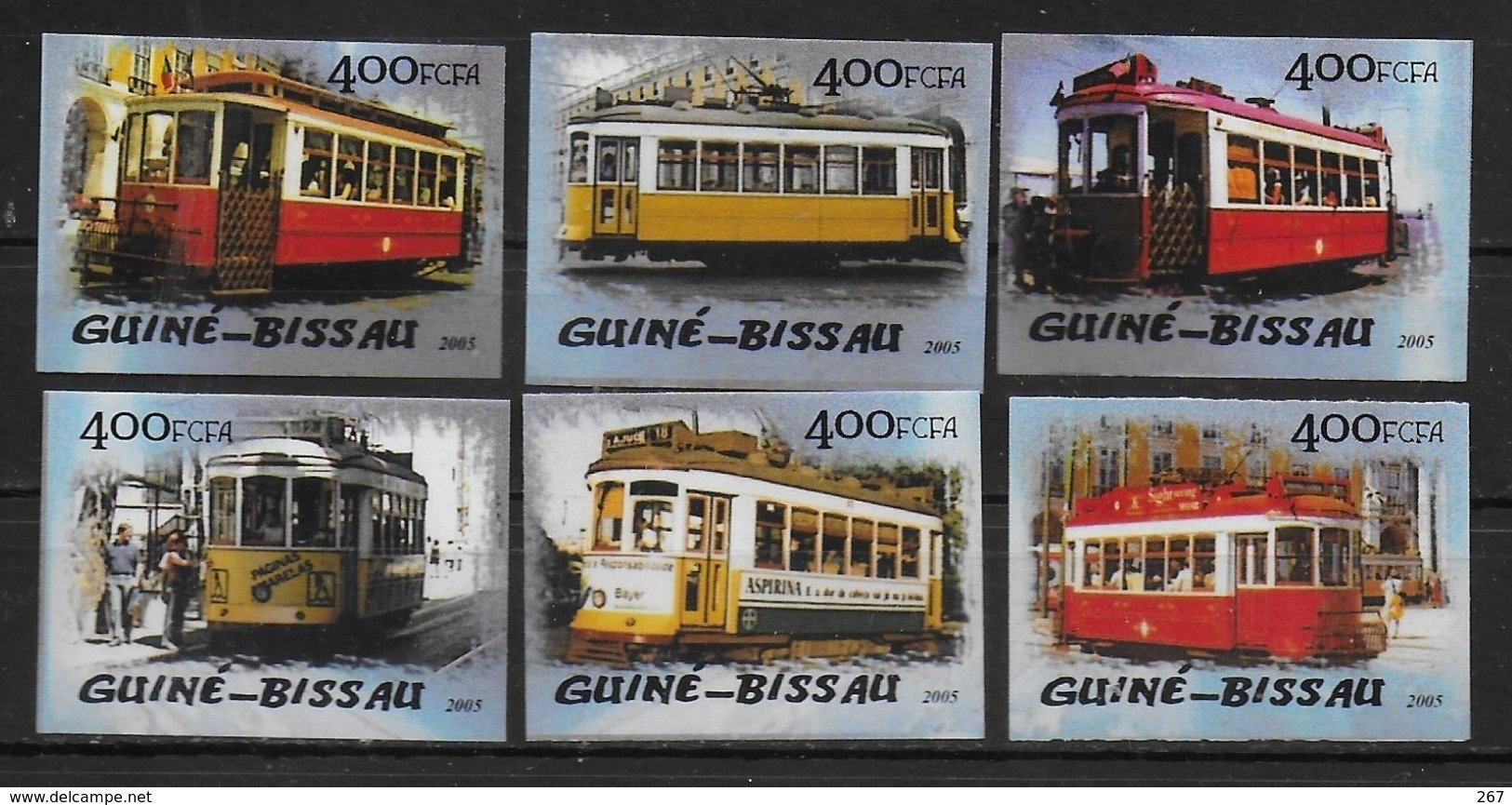 GUINEE BISSAU    N° 1926/31 * *  NON DENTELE Tramways - Tranvie