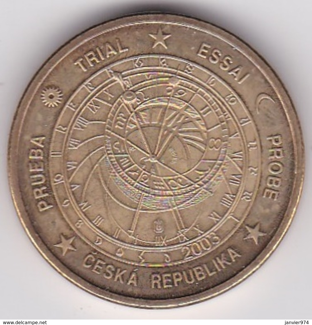 République Tchèque – Tchéquie 20 Cents 2003. Specimen. Essai Probe - Prove Private