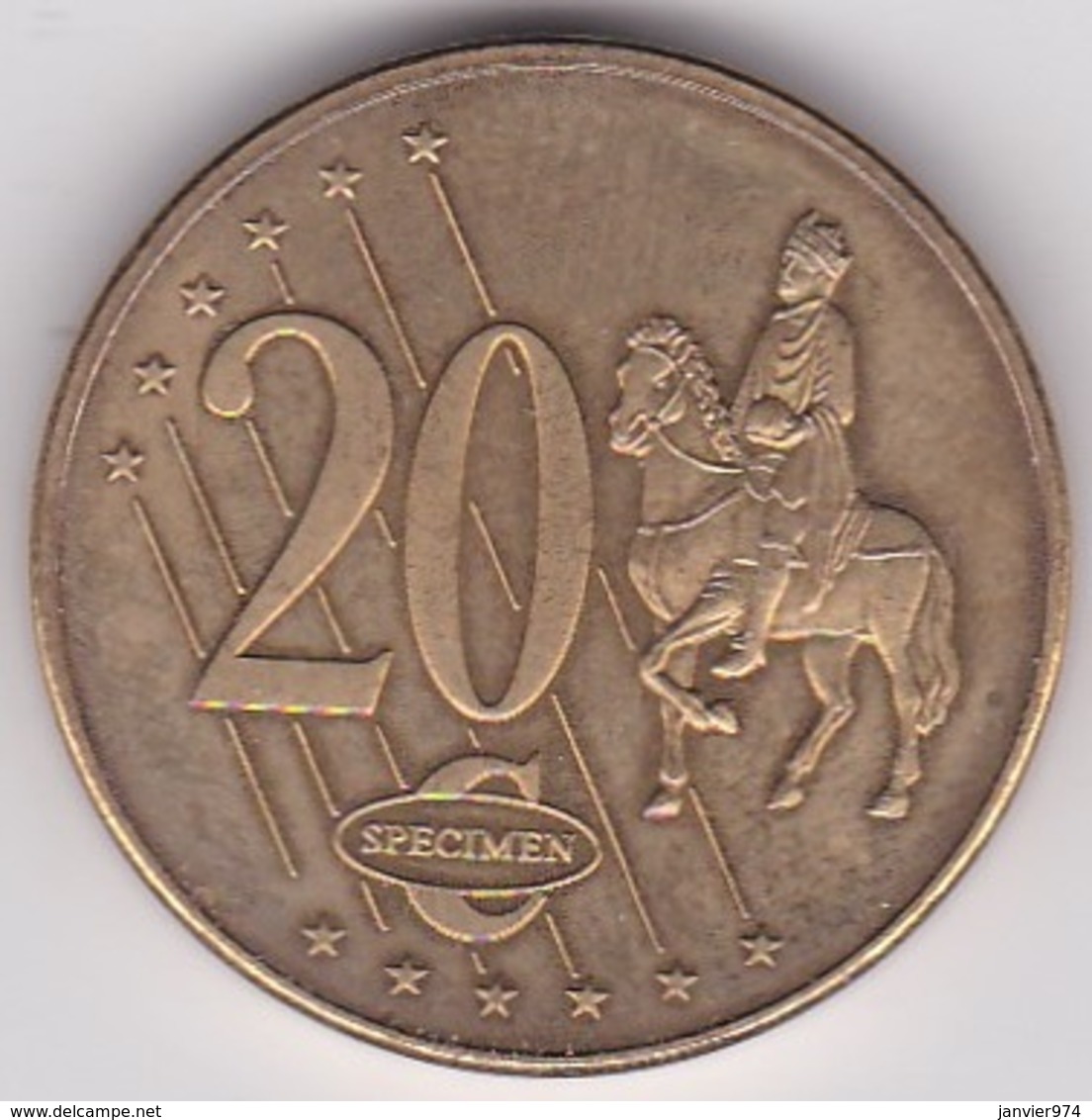 République Tchèque – Tchéquie 20 Cents 2003. Specimen. Essai Probe - Pruebas Privadas