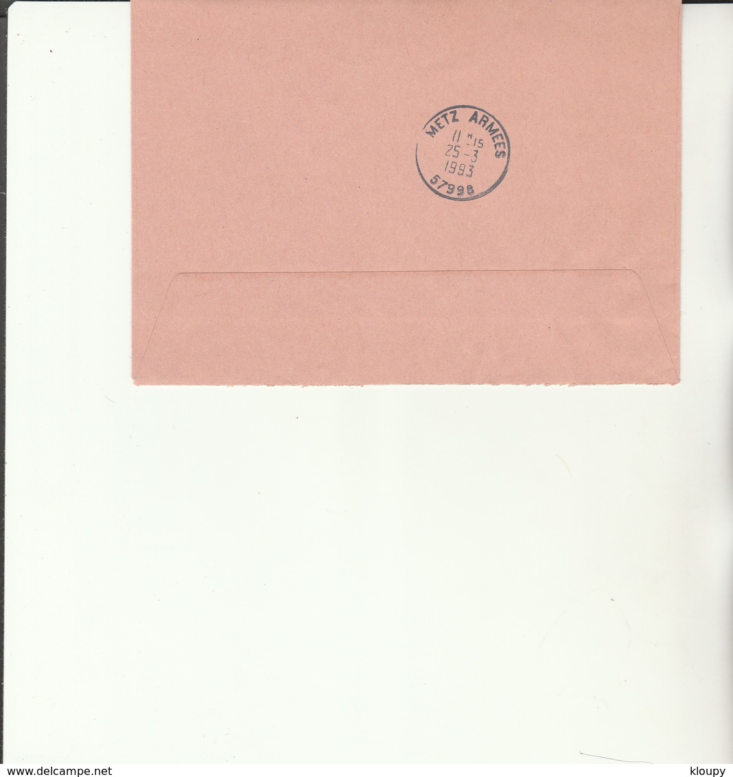 H 4 - Enveloppe Gendarmerie  Avec Cachet Prévôtal Bureau D'immatriculation  (FFA) - BPM 520 - Militaire Stempels Vanaf 1900 (buiten De Oorlog)